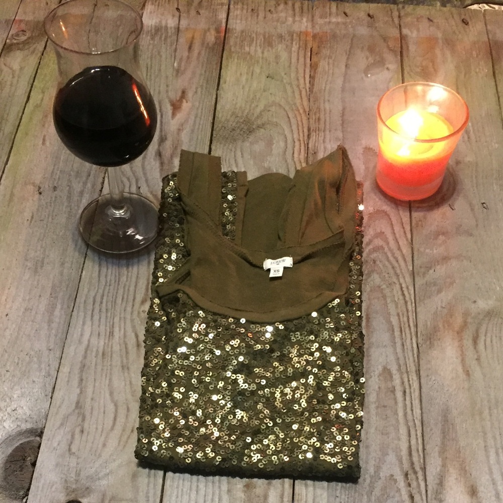 J Crew sequin tank top - Picture 6 of 8